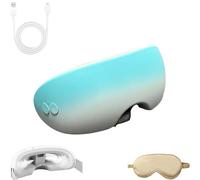 Eyerelis steam therapy mask, 2-level adjustable intelligent hot and cold, relieves eye fatigue, dry eyes, dark circles, and puffiness (White C)