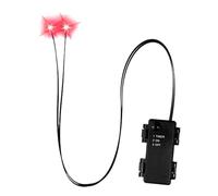 Eyes Brillants Halloween - Ampoules À LED Rouges, Minuteur Automatique Comprentissage Facile, Effet De Décoration Effrayante Ambice Étrange Pour Les Citrouilles Squelettes | Accessoires Pour L'afficha