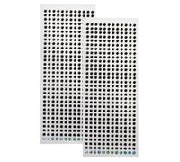 Eyes d'appâts de pêche Set - 500 pièces 6 mm Auto-adhésifs des Yeux artificiels avec Une Forte responsabilité pour Une Conception d'appâts réalistes, imperméable, léger, réutilisable | Accessoires de