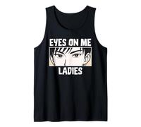 Eyes on Me Ladies Anime Style Confident Cool Guy Débardeur