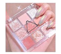 Eyeshadow Palette Makeup-Matte Shimmer 9 Colors-Highly Pigmented-Waterproof Long Lasting Pigmented Eyeshadow Powder Cosmetics. (Pink)