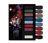 Eyeshadow Palette - Waterproof Long Lasting Smudge Proof Gothic | | Highly Pigmented Matte Shimmer Pressed Powder Compact Mirror Smokey Dark Tone Makeup Kit Halloween Cosplay Cosmetics
