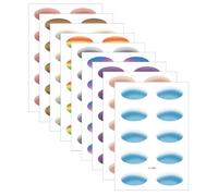Eyeshadow Patch Set, Adhesive Makeup Stickers, 5.83x8.19in Skin-Friendly Beauty Accessory, Easy Application Design, Fashion Temporary Look for Party, Stage, Travel, Dating, Events