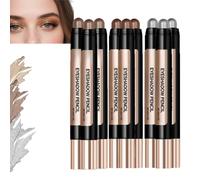Eyeshadow Stick Soft Cream Eyeshadow pour la peau plus âgée,Crème imperméable Crayon Eyeshadow Stick,Eyesh/adows pour les femmes plus âgées,Multi-couleur Long-Lasting Eyeshad/ows Sticks Kit (3 set)