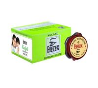 Eyetex Kajal Supreme Paste, Black Baby-Safe All Natural Kajal Skin Friendly Effet rafraîchissant sur les yeux, Populaire depuis plus de 80 ans, Lot de 3