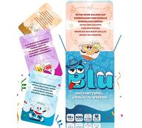 eyetist Jeu de fête Blu | Le jeu de fête le plus excitant | Jeu de cartes pour soirée de jeu, fête, fete, jeu de société, 100 cartes, cadeau d'enterrement de vie de garçon, anniversaire, Noël