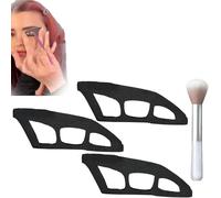 Eyetour Lot de 3 pochoirs pour fard à paupières, Eyetour Your Glam Bestie, outil de maquillage pour fard à paupières, guide de fard à paupières, pochoirs de fard à paupières pour les yeux, gabarit