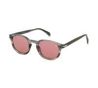 Eyewear by David Beckham - Grey Horn/Pink Lunettes de soleil - Homme - Accessoires - Gris - Taille: 49 MM