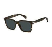 Eyewear by David Beckham, Homme, Accessoires, Brun, Taille: 55 MM Lunettes de soleil Marron Corne/Bleu
