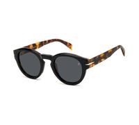 Eyewear by David Beckham, Homme, Accessoires, Multicolore, Taille: 49 MM Lunettes de soleil noires Havana/Gris