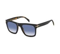 Eyewear by David Beckham, Homme, Accessoires, Multicolore, Taille: 54 MM Flat Black Havana Lunettes de soleil