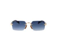 David Beckham Lunettes de Soleil DB 7109/S GOLD BLACK/BLUE SHADED 56/20/145 homme