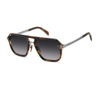 DAVID BECKHAM Homme DAVID BECKHAM DB 7136/S 6C5/9O Lunettes de soleil Acétate Marron Gris Carré Normale Ombré