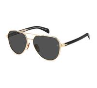 Eyewear by David Beckham - Lunettes de soleil Or/Gris foncé - Homme - Accessoires - Jaune - Taille: 61 MM
