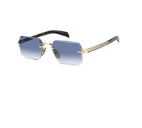 David Beckham Lunettes de Soleil DB 7109/S GOLD BLACK/BLUE SHADED 56/20/145 homme