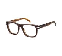 Eyewear by David Beckham, unisex, Accessoires, Brun, Taille: 52 MM Crafted Optical Frame