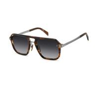 DAVID BECKHAM Homme DAVID BECKHAM DB 7136/S 6C5/9O Lunettes de soleil Acétate Marron Gris Carré Normale Ombré
