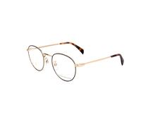 Eyewear by David Beckham, unisex, Accessoires, Jaune, Taille: 52 MM Or Noir Bleu Miroir Lunettes Montures