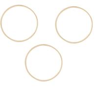 EYEZER 3 pièces Cerceaux Floraux en Bambou de 40cm, Anneaux artisanaux en macramé pour Bricolage, Attrape-rêves, Artisanat Mural Suspendu, décor de Couronne de Mariage