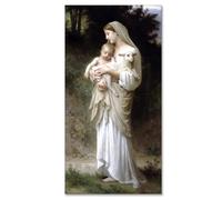 EYEZER Bouaguoroeu poster Peinture classique Art mural religieux Innocence Affiche Art mural néoclassique-Peinture de portrait de femme pour la décoration30x60cm(12x24in) Sans cadre