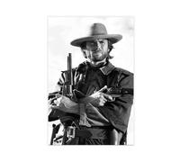 EYEZER Clint Eastwood Poster sur toile pour salon, chambre à coucher, style sans cadre, 30 x 45 cm