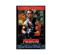 EYEZER Poster de film Predator sur toile - Décoration de chambre à coucher - Paysage sportif - Décoration de bureau - Cadeau sans cadre - 30 x 45 cm