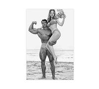 EYEZER Poster sur toile Arnold Schwarzenegger - Décoration de chambre à coucher, bureau, chambre - Cadeau - Sans cadre - 20 x 30 cm