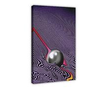 EYEZER Tame Impala - Currents - Impression sur toile - Décoration de chambre à coucher, bureau, chambre - Cadeau - 30 x 45 cm