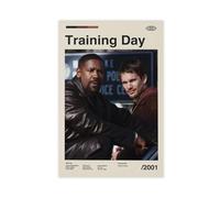 EYEZER Training Day - Poster du film Denzel Washington sur toile - Décoration pour chambre à coucher, bureau, chambre - Cadeau sans cadre - 30 x 45 cm