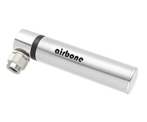 EyezOff Airbone ZT702 Supernova Ultra-Compact Bicycle Pump for Schrader/Presta (9.9cm) Silver