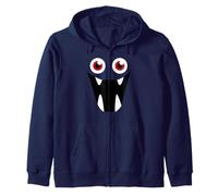 Eyglobe Costume d'halloween avec Visage de Monstre Amusant Sweat à Capuche