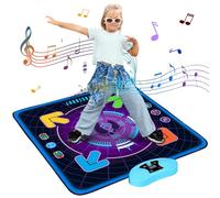 Eygood Tapis de Danse Fille de 3 4 5 6 7 8+ Ans, Tapis de Danse Musical avec AUX et 3 Modes de Jeu, Jouet Cadeau d'anniversaire de Noël pour Garçons Filles de 3 à 12 Ans