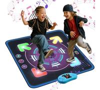 Eygood Tapis de Danse pour Enfants de 3 à 12 Ans, Tapis de Danse Musical avec Affichage LED et Musique Intégrée, Cadeau d'anniversaire de Noël pour Garçons Filles de 3 4 5 6 7 8+