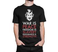 EYGT45Ysw George Orwell 1984 T-Shirt Black S