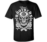 EYGT45Ysw Good Brothers T-Shirt NJPW Karl Anderson Doc Gallows Bullet Club OGBC Black L