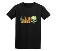 EYGT45Ysw Men's The Dead Daisies Holidays O Neck T Shirt Black XXL