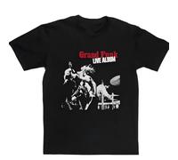EYGT45Ysw New Grand Funk Live Logo Mens Black T-Shirt Black L