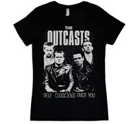 EYGT45Ysw Outcasts, The Self Conscious Over You Mens T-Shirt Black S