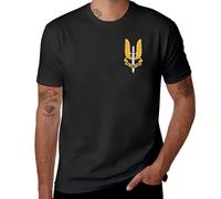 EYGT45Ysw Special Air Service British Forces Elite He Who Dares Wins T-Shirt Black M