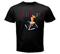 EYGT45Ysw Supertramp The Very Best Crime of The Century Mens Black T-Shirt Black S