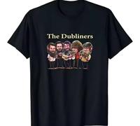 EYGT45Ysw UUC The Dubliners Irish Folk Band Pogues Transatlantic Black T-Shirt Black 3XL