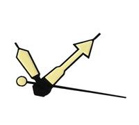 EYJOUTXGG Accessoires de Montre, pointeur de Montre série NH 35 NH36, Aiguilles Vertes Lumineuses, adaptées au Mouvement N H35/ NH36(Light Brown)