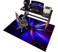EYKWKB 100 x 120 cm Tapis de Sol Chaise de Bureau Tapis de Chaise Gaming Silencieux Antidérapant Tapis de Chaise pour Sol en Bois Dur Tapis de Sol pour Chaise Gamer Tapis de Protection de Sol