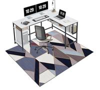 EYKWKB 120 x 180 cm Tapis de Sol Bureau, Tapis de Chaise Gaming Antidérapant, Protège Parquet Chaise roulettes, Tapis de Chaise pour Sol en Bois Dur, Tapis Gamer Sol, Tapis de Protection de Sol