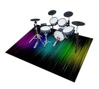 EYKWKB 160 x 140 cm Tapis pour Batterie Electronique Tapis de Tambour Tapis Batterie Acoustique Insonorisant Tapis Professionnel Rectangulaire de Jazz pour Basses Caisse Claire et Autres Instruments