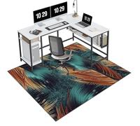 EYKWKB 90 x 140 cm Tapis Chaise Gaming Antidérapant Tapis de Chaise de Bureau pour sols durs Tapis de Protection du Sol Tapis Bureau Sol Tapis protège-Sol Tapis Gaming Sol