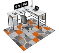 EYKWKB Protège Sol sous Chaise | Tapis pour Chaise de Bureau | Tapis Chaise Gaming Antidérapant | Tapis protège-Sol pour Chaise de Bureau | Tapis de Protection de Sol pour sols durs 110 x 160 cm