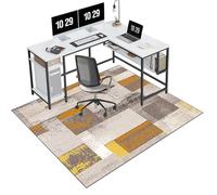 EYKWKB Protège Sol sous Chaise | Tapis pour Chaise de Bureau | Tapis Chaise Gaming Antidérapant | Tapis protège-Sol pour Chaise de Bureau | Tapis de Protection de Sol pour sols durs 120 x 180 cm