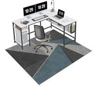 EYKWKB Tapis Chaise Gaming Antidérapant | Tapis de Protection de Sol pour Chaise de Bureau | Tapis Chaise de Bureau | Tapis Gaming Sol pour Sols durs | Tapis de Sol Bureau 100 x 140 cm