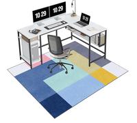 EYKWKB Tapis Chaise Gaming Antidérapant | Tapis de Protection de Sol pour Chaise de Bureau | Tapis Chaise de Bureau | Tapis Gaming Sol pour Sols durs | Tapis de Sol Bureau 200 x 250 cm